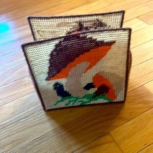 Vintage Mushroom napkin holder